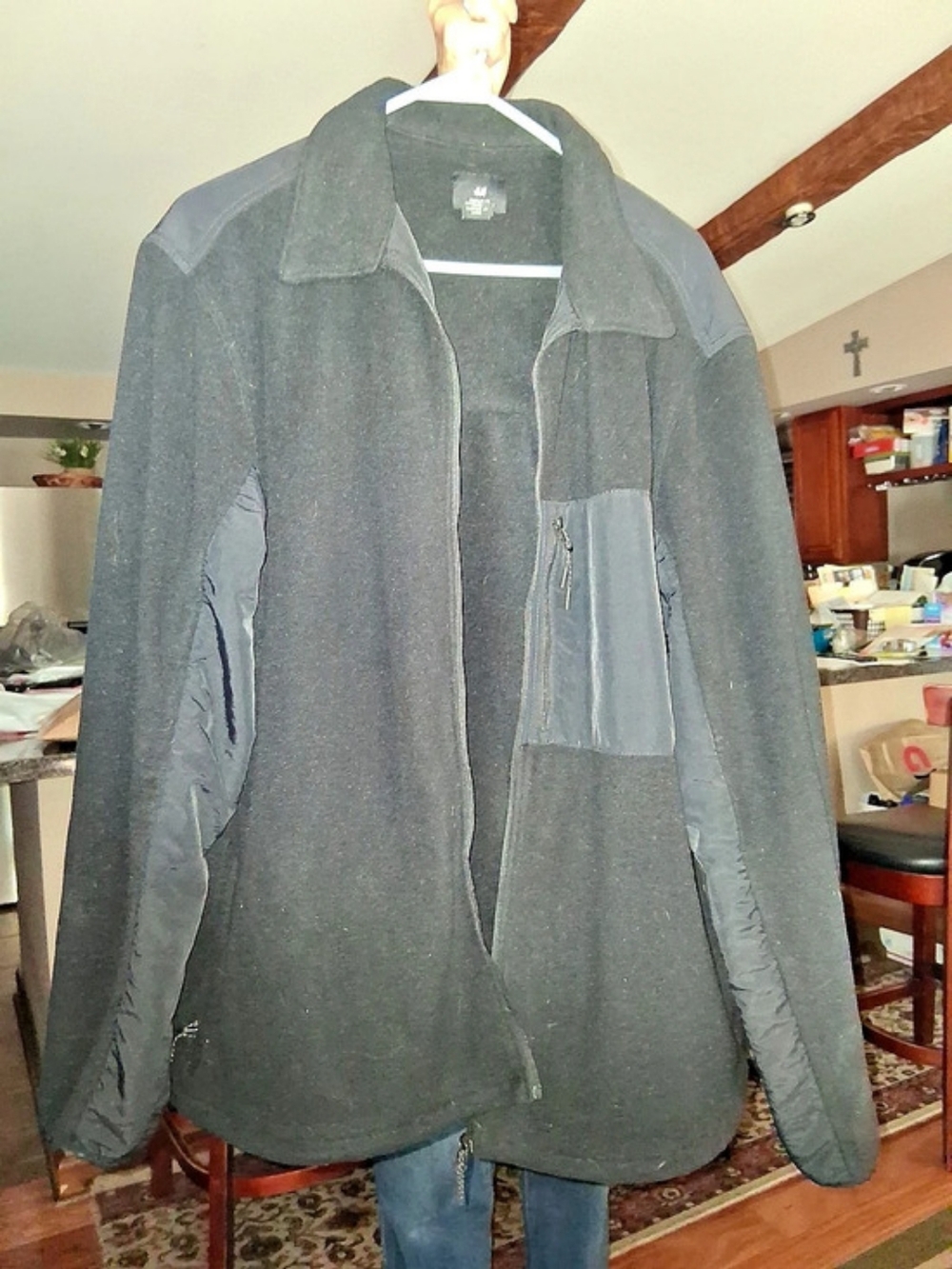 H&M Men's Black Lightweight Jacket Size XL